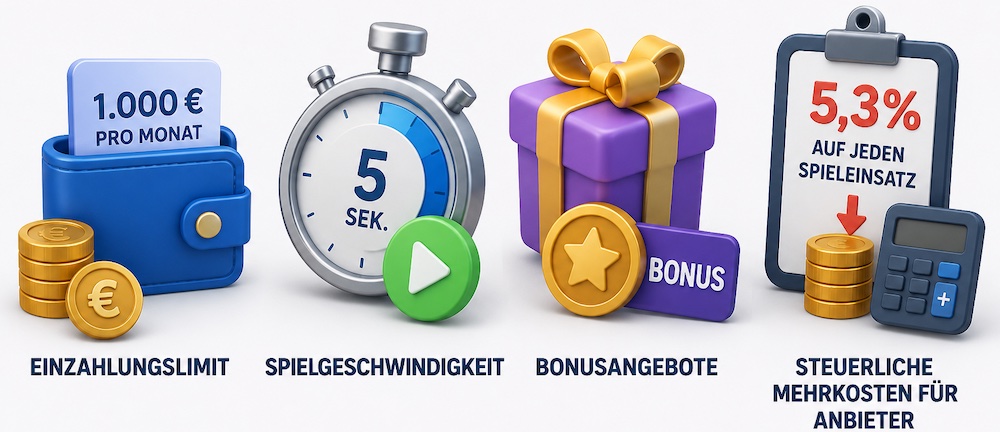 Praktische Unterschied bei den Anbietern