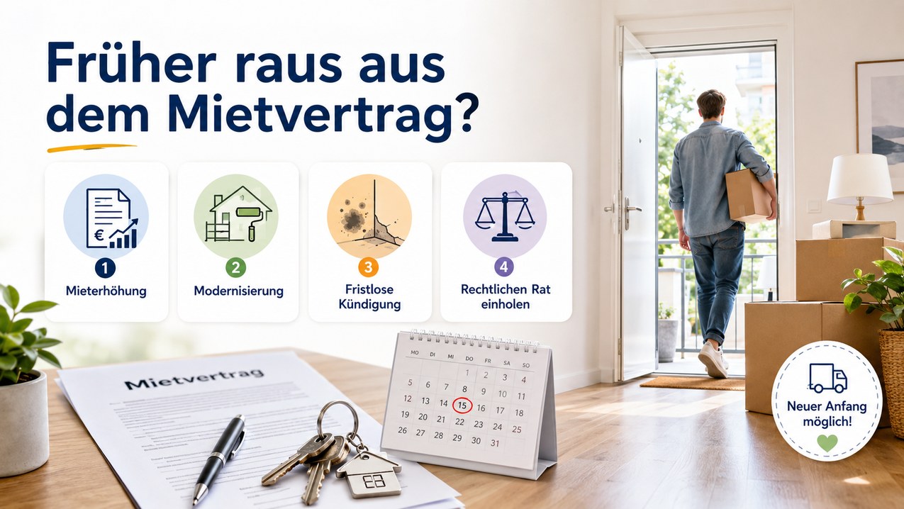 Was ist, wenn man früher raus will als geplant?