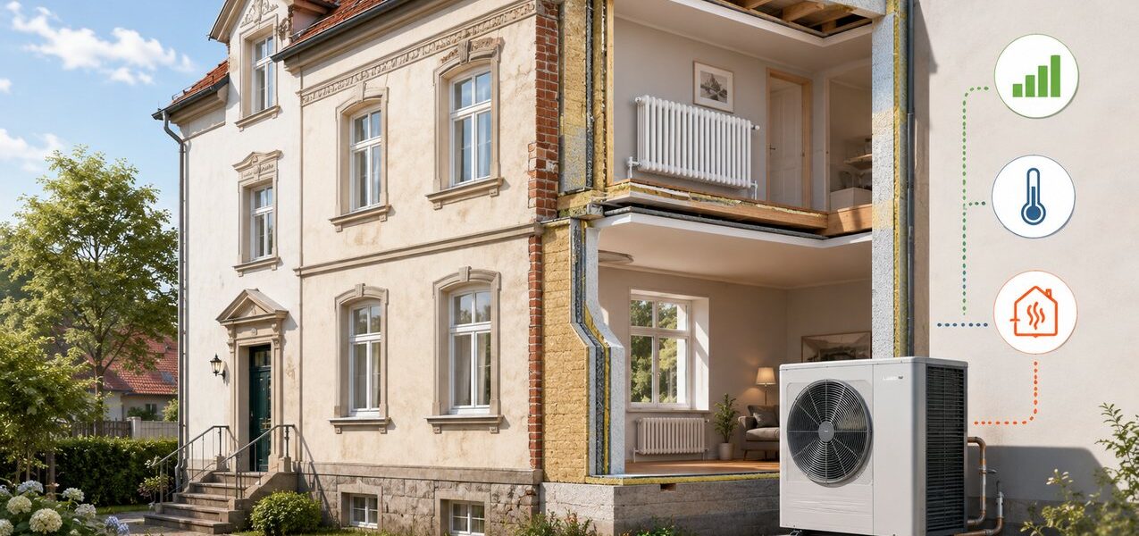 Wärmepumpe im Altbau: Wann sie funktioniert – und wann sie teuer scheitert
