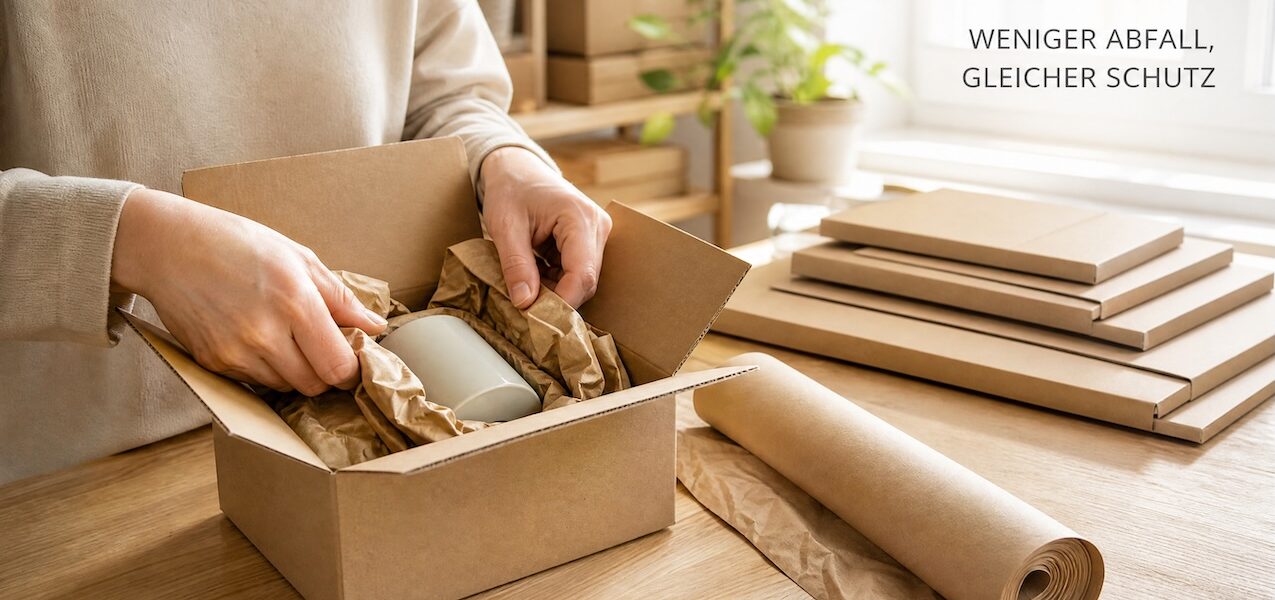 E-Commerce-Bestellungen verpacken, ohne unnötigen Abfall zu produzieren