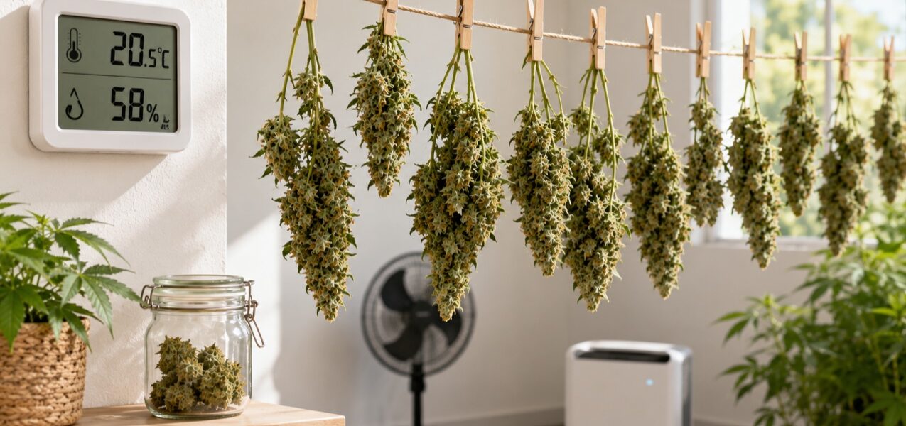 Cannabis trocknen ohne Schmmel