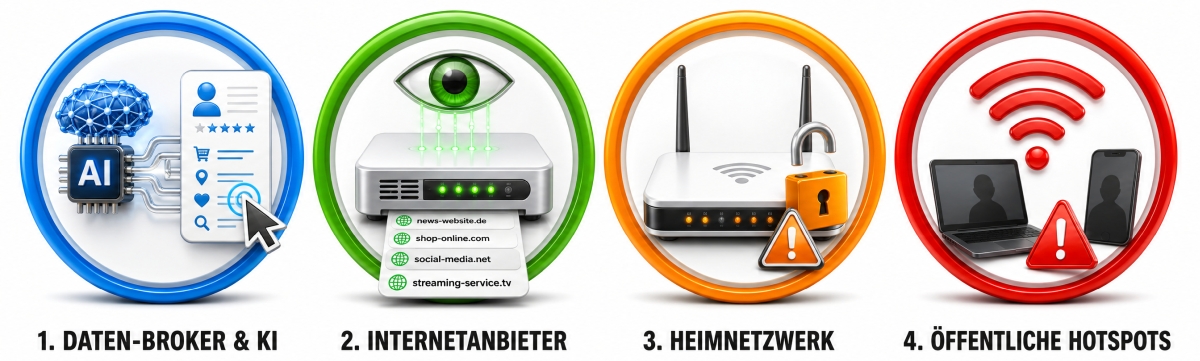 Die schleichende Gefahr: Wer schaut uns im Netz eigentlich über die Schulter?