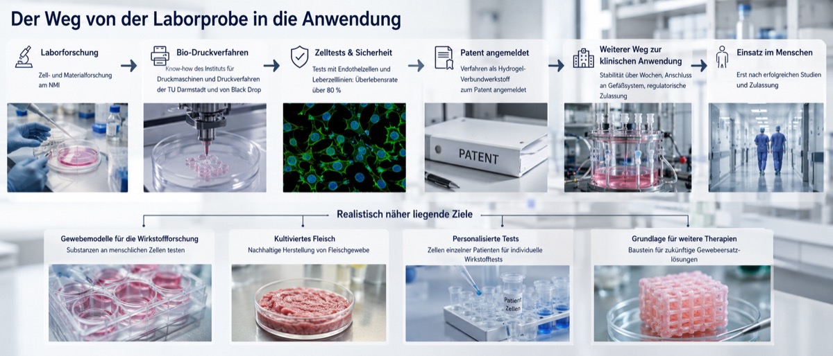 Der Weg von der Laborprobe in die Anwendung