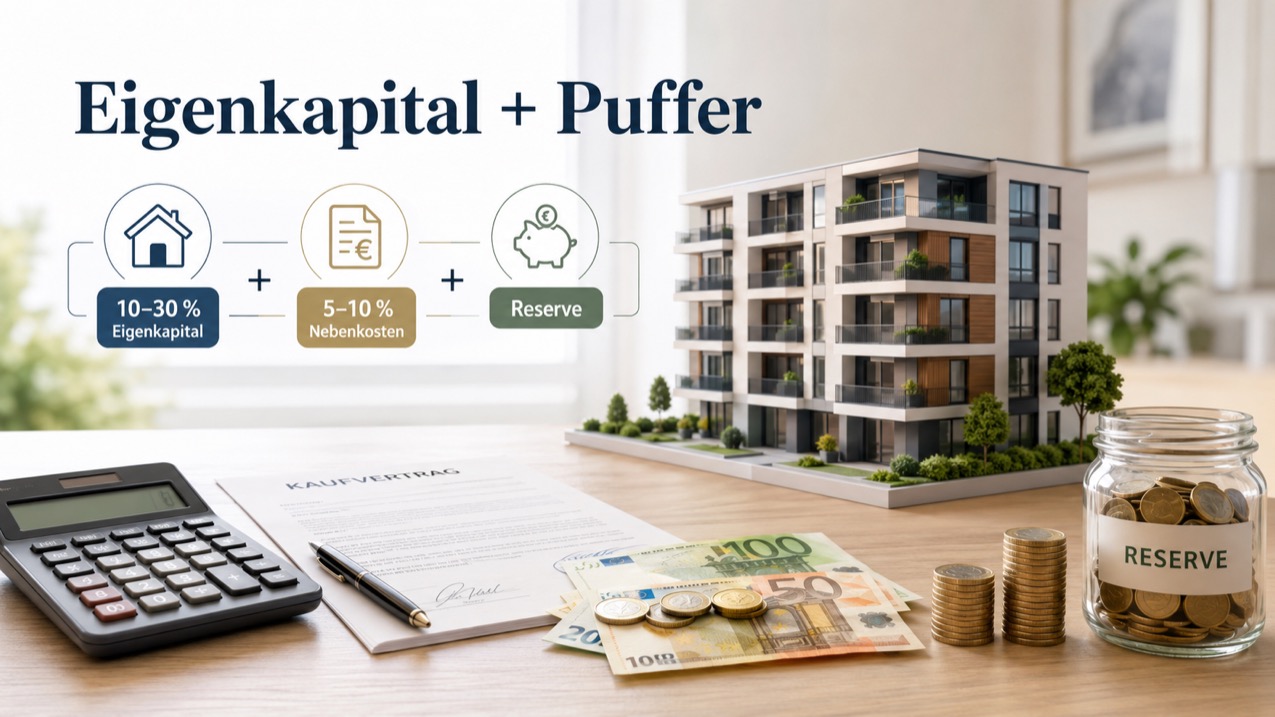 Eigenkapital und Nebenkosten einplanen