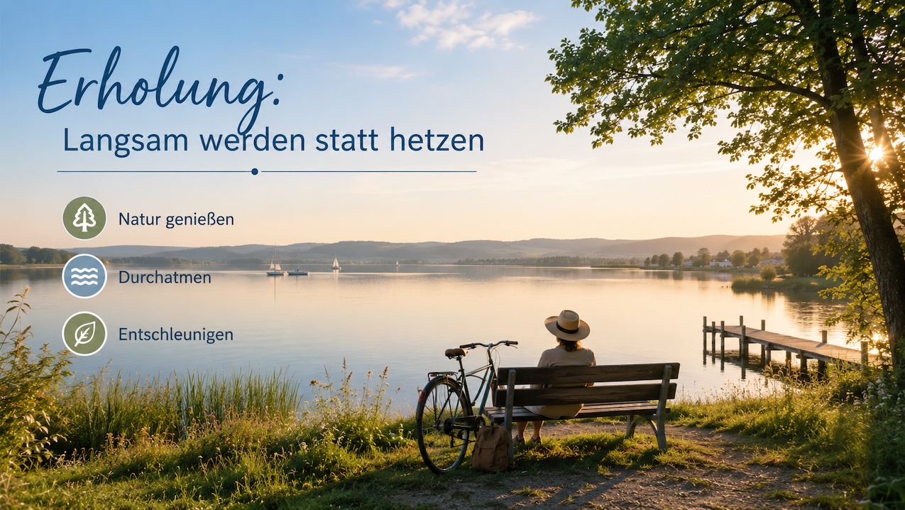 Erholung: Langsam werden statt hetzen