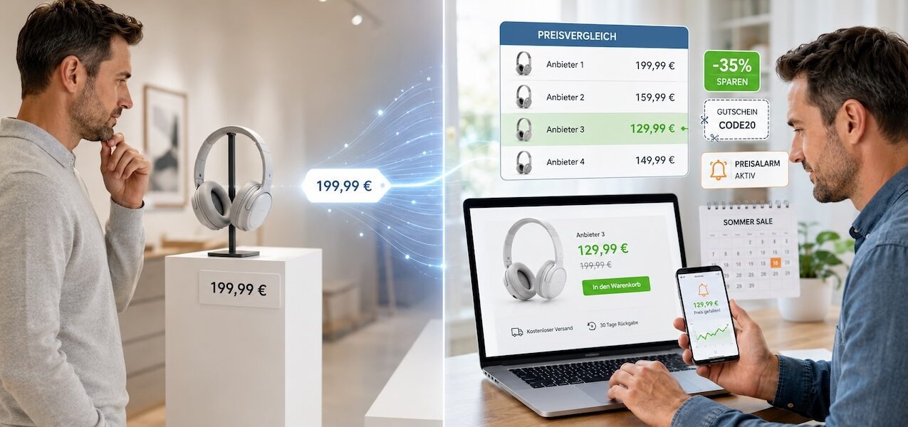 Online-Angebote und Rabatte sind ein Grund dafür, dass wir intelligenter einkaufen: Warum ist das so?