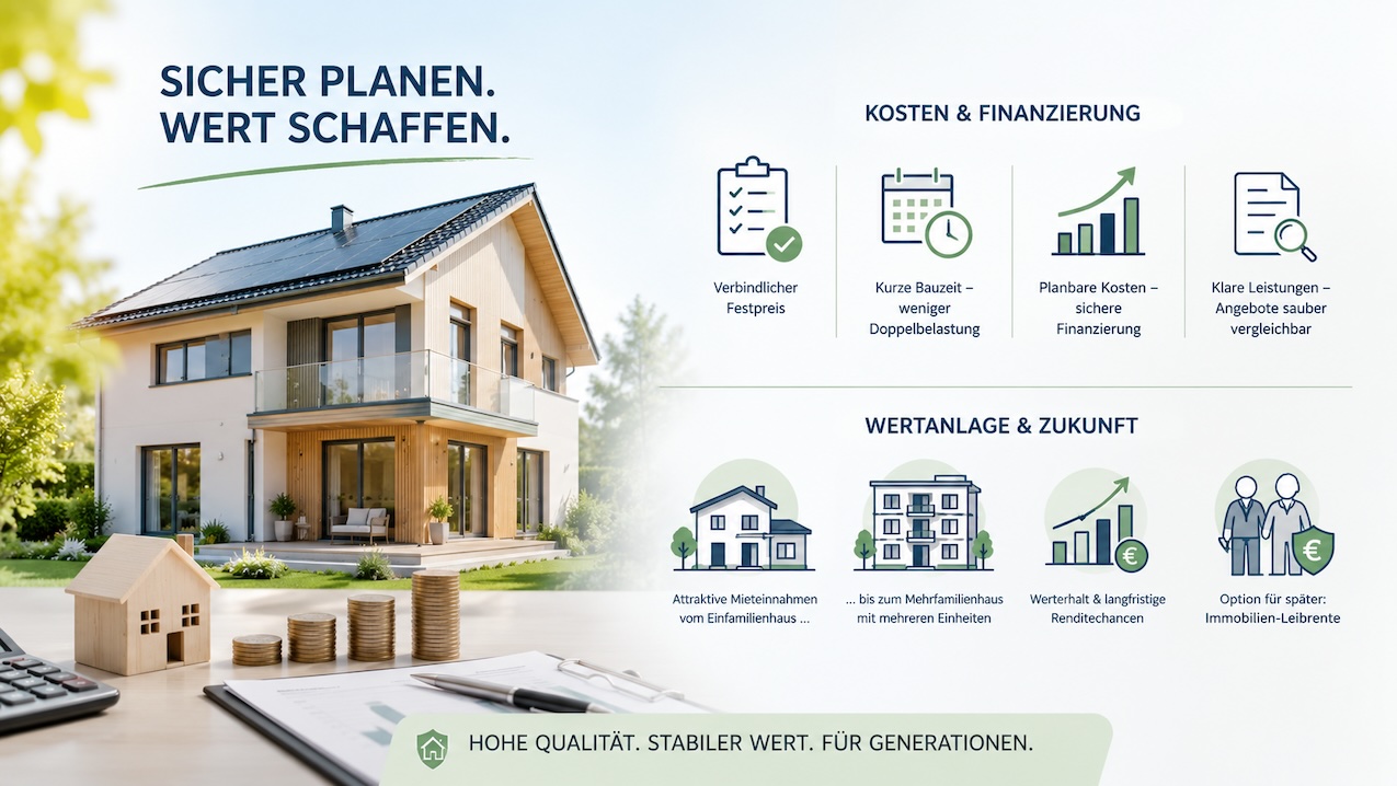 Kosten, Finanzierung und Wertanlage