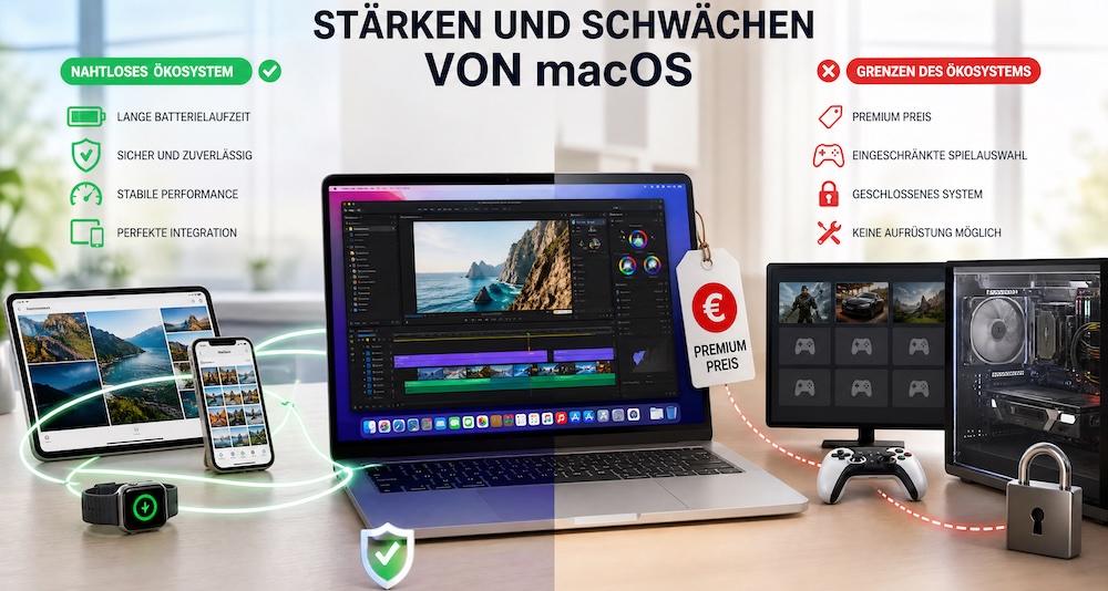 macOS: Stärken und Schwächen im Alltag