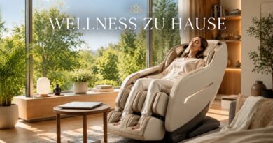Wellness zu Hause. Wie regelmäßige Massage im Massagesessel Stressreduktion und besseren Schlaf unterstützen kann