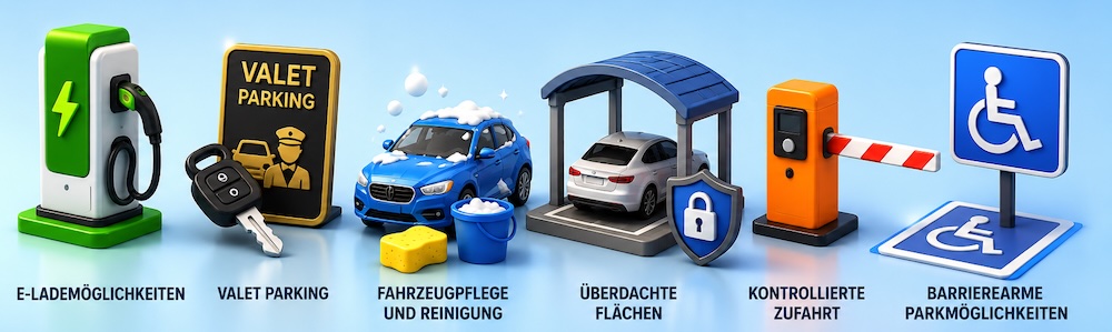 Welche Zusatzservices und Angebote stehen zur Verfügung?