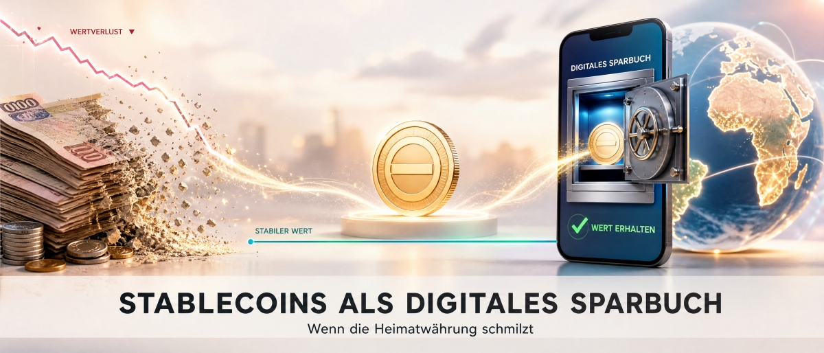 Wenn die Heimatwährung schmilzt: Stablecoins als digitales Sparbuch
