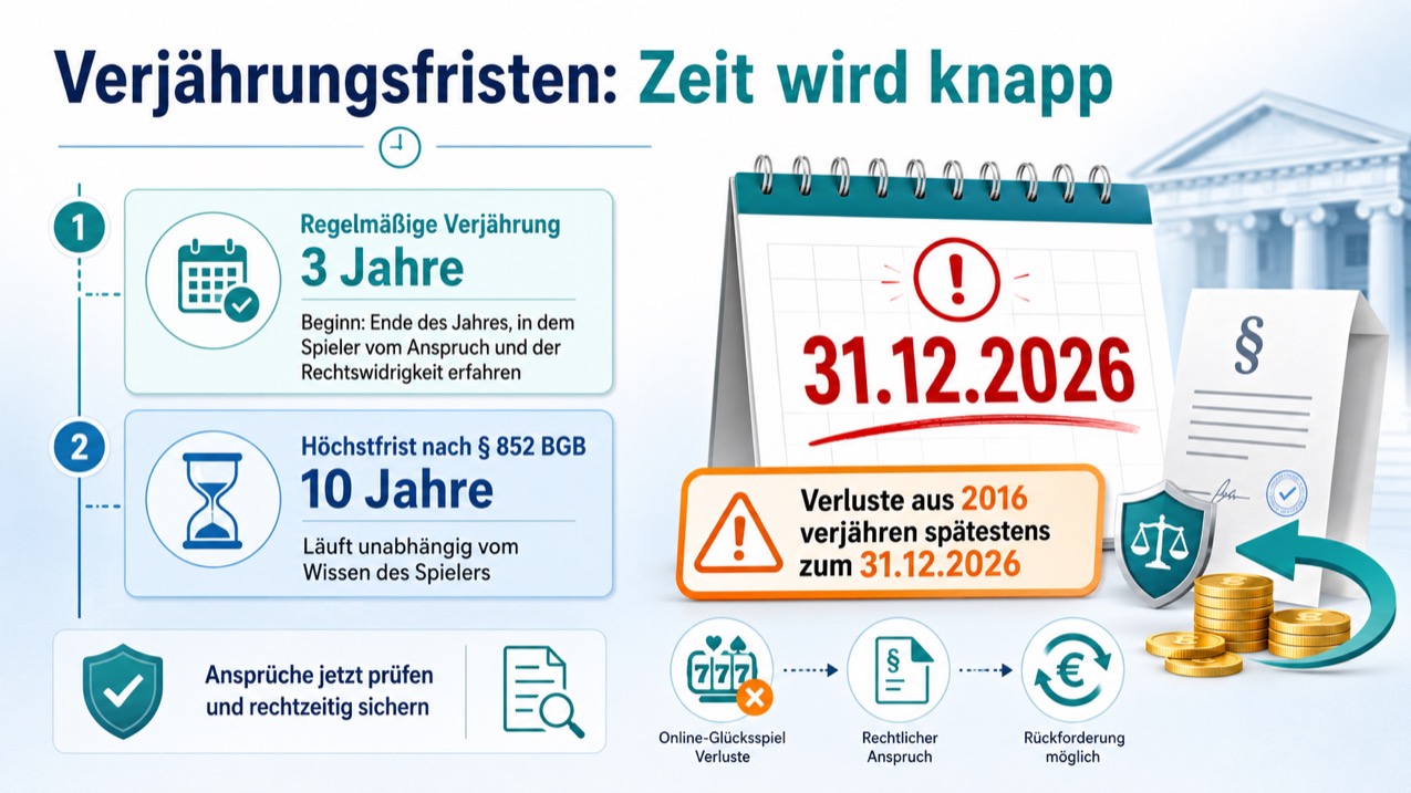 Verjährungsfristen: Warum die verbleibende Zeit oft knapp bemessen ist