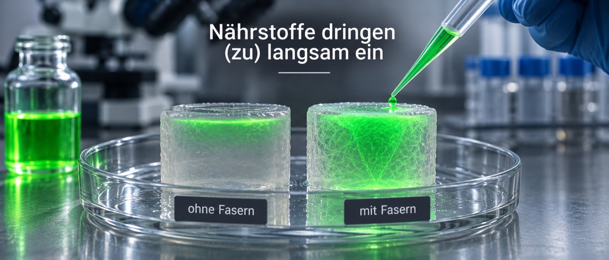 Warum Nährstoffe im Hydrogel bisher stecken blieben