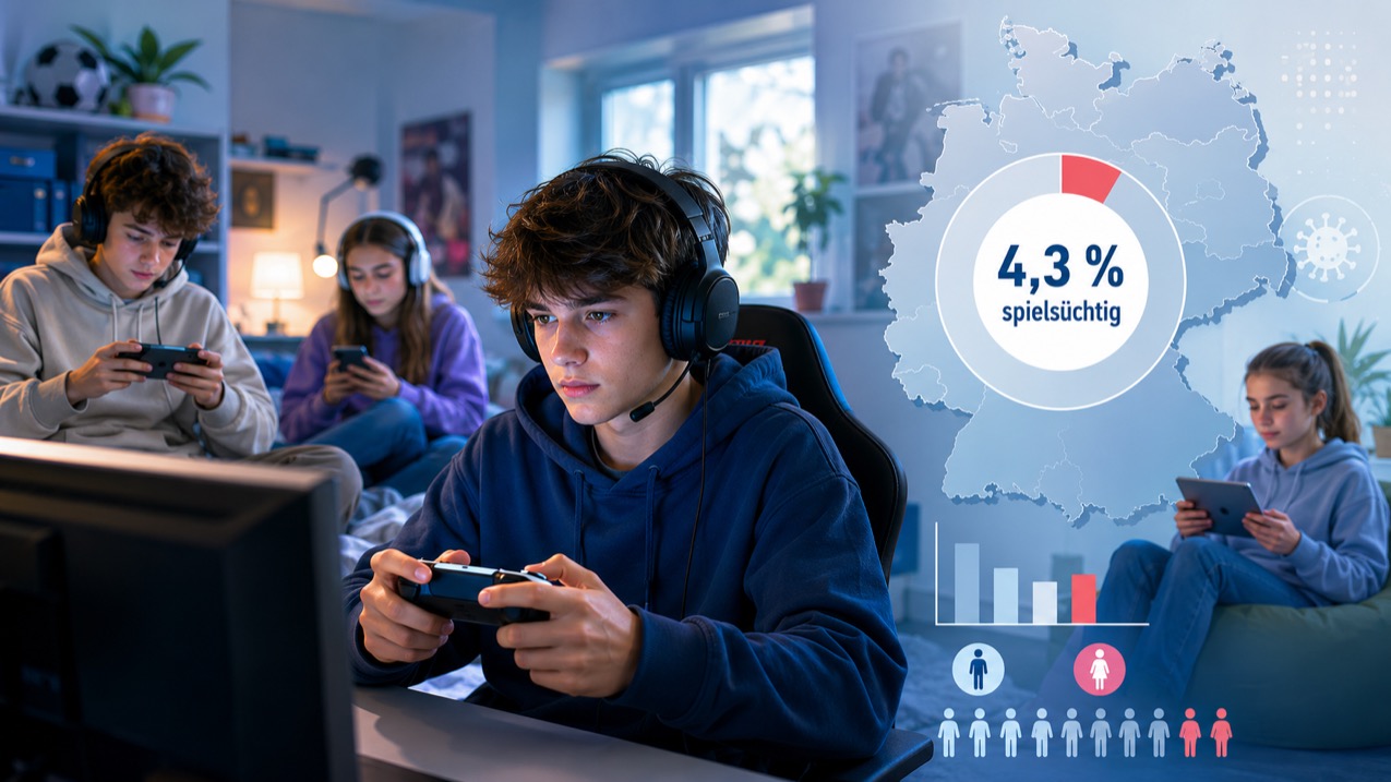 Wie verbreitet ist Computerspielsucht in Deutschland?