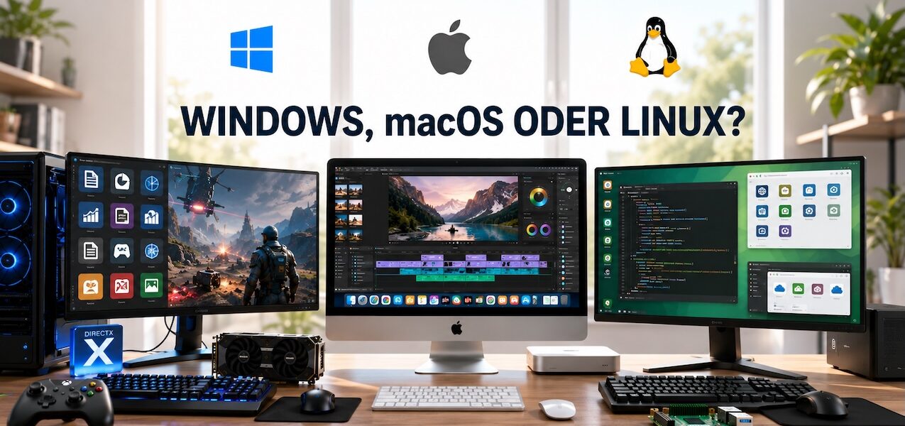 Windows, Mac oder Linux: Welches Betriebssystem passt wirklich zu einem?