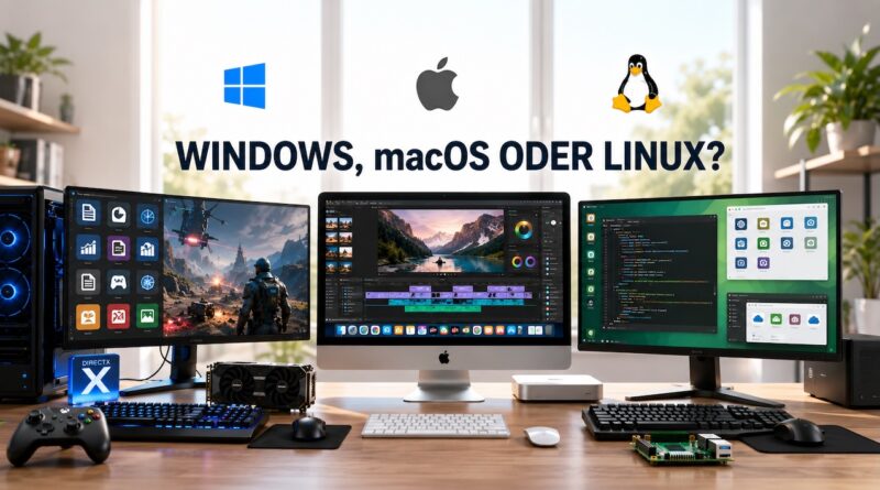 Windows, Mac oder Linux: Welches Betriebssystem passt wirklich zu einem?