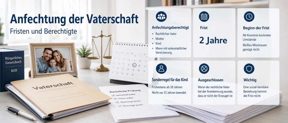 Anfechtung der Vaterschaft und die Zwei-Jahres-Frist