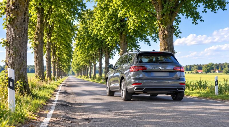 Kann eine Allee dem Fahrwerk gefährlicher werden als eine Autobahn