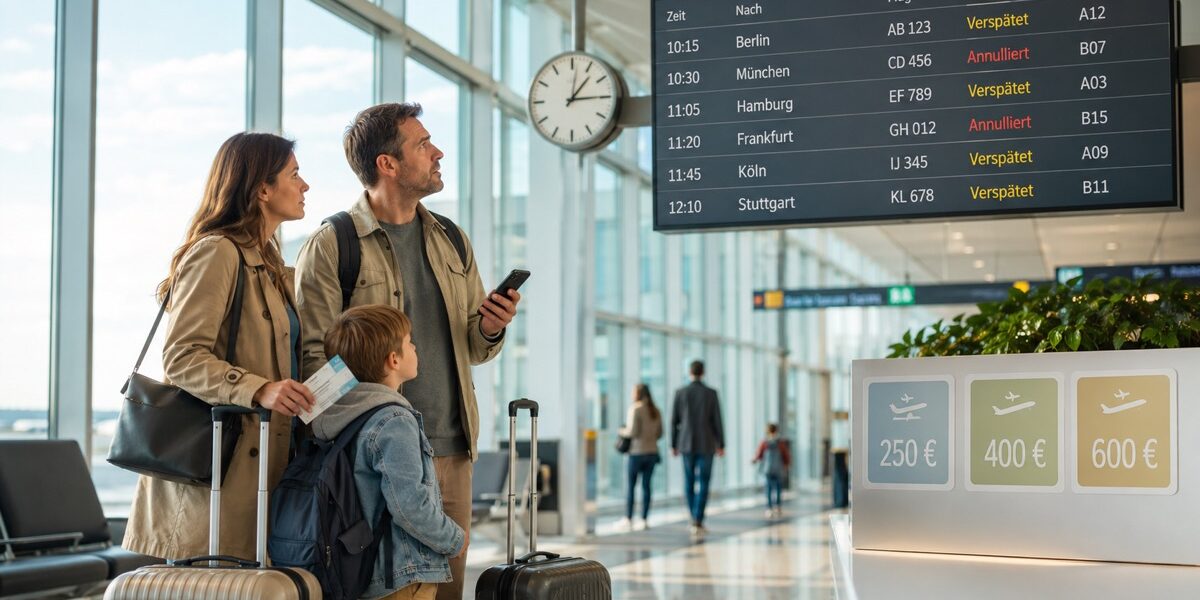 Flug annulliert oder verspätet: Der Anspruch und der Weg dorthin