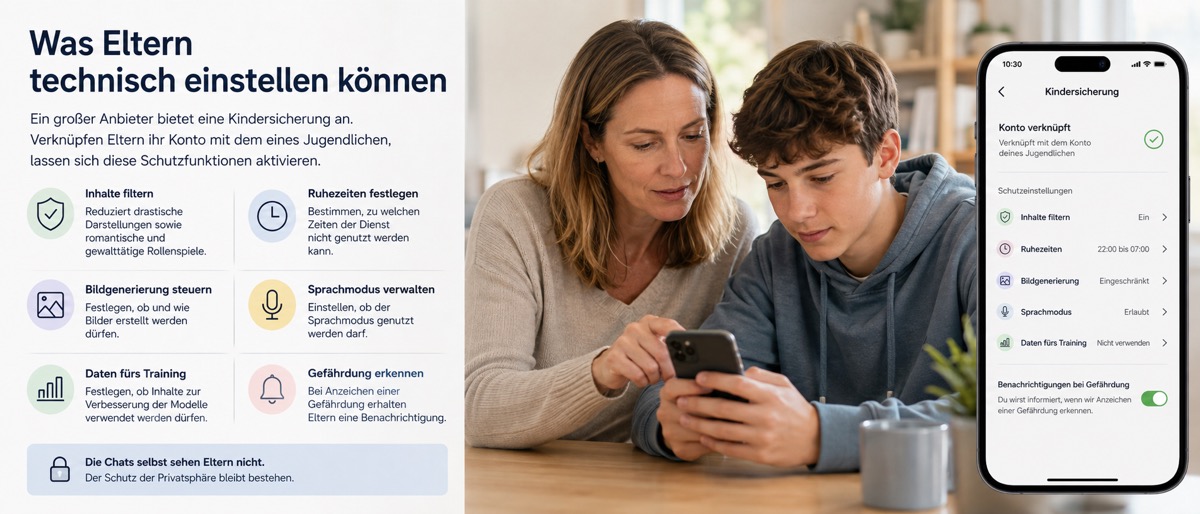 Schutzfilter und Elternkontrollen