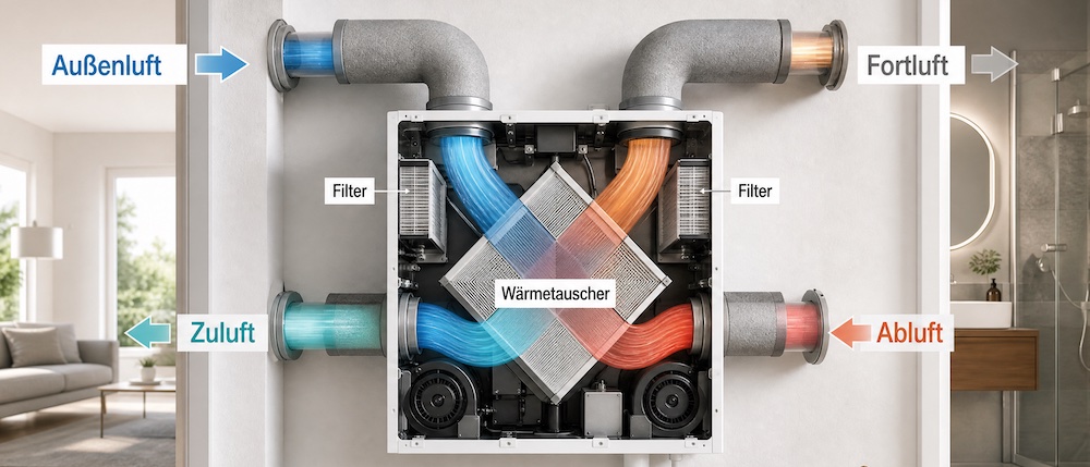 So funktioniert die Wärmerückgewinnung