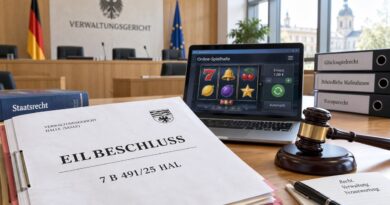 Gericht in Halle setzt Glücksspiel Untersagung vorläufig aus