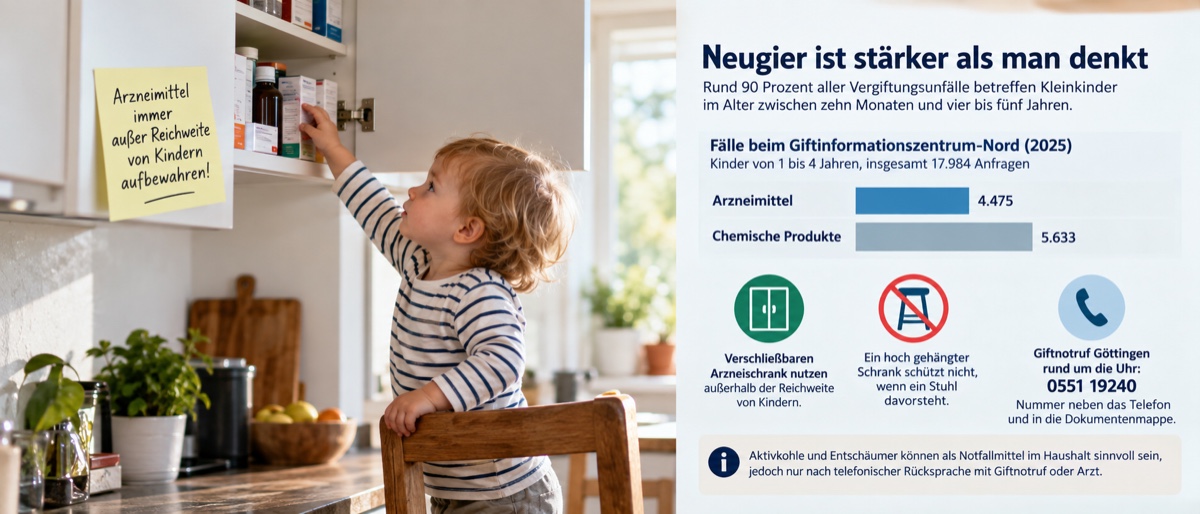 Kinder im Haushalt und die sichere Aufbewahrung