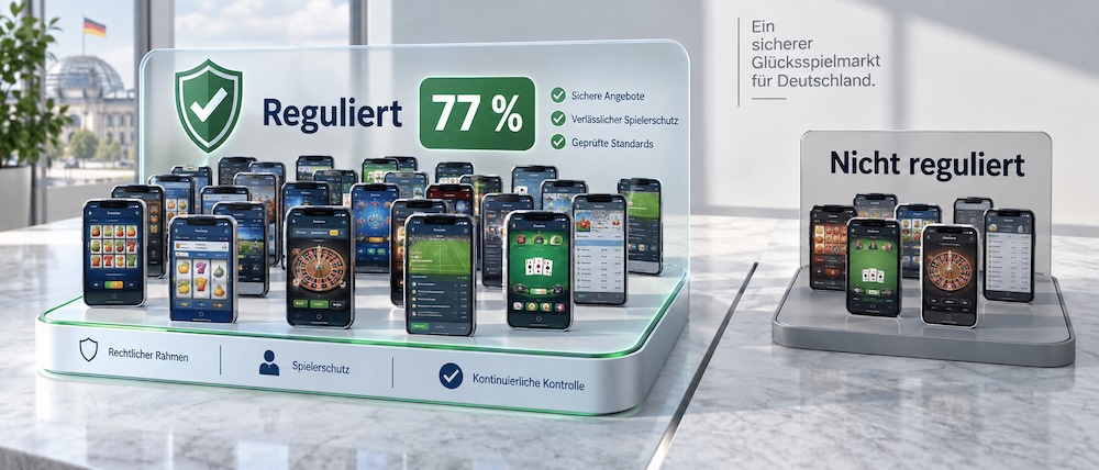 Rund drei Viertel des untersuchten Online-Marktes waren reguliert