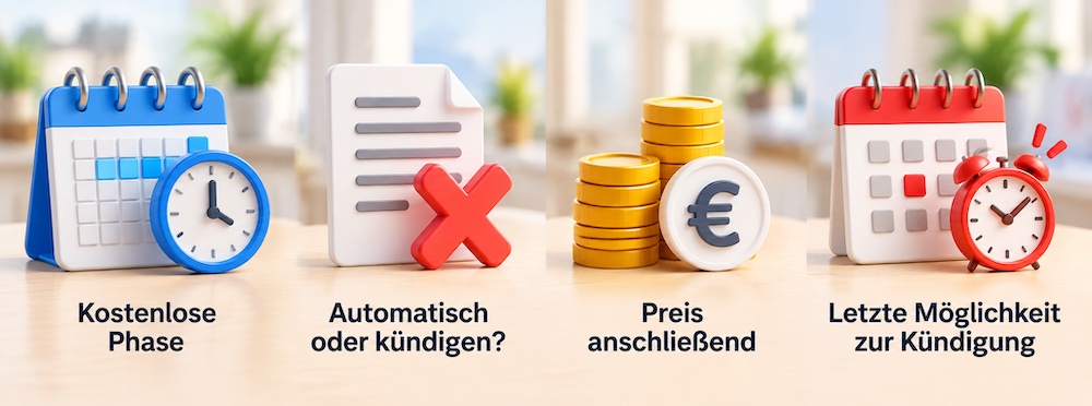 Der entscheidende Zeitpunkt kommt am Ende der Testphase