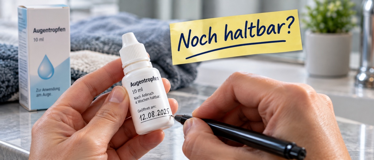 Verfalldatum und verkürzte Aufbrauchfrist nach dem Anbruch